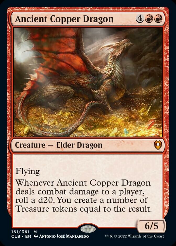 Ancient Copper Dragon [Commander Legends: Battle for Baldur's Gate] | Exor Games Bridgewater