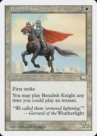 Benalish Knight [Anthologies] | Exor Games Bridgewater