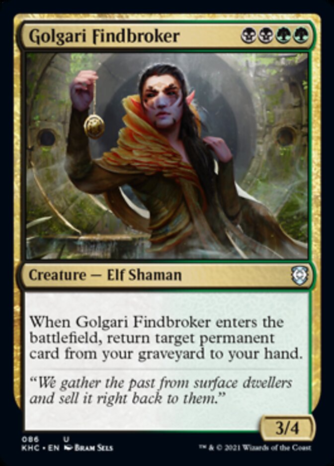 Golgari Findbroker [Kaldheim Commander] | Exor Games Bridgewater