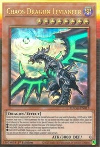 Chaos Dragon Levianeer (Alternate Art) [MAGO-EN017] Gold Rare | Exor Games Bridgewater