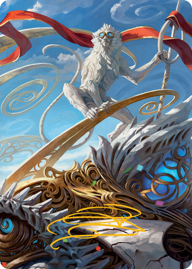 Ragavan, Nimble Pilferer Art Card (Gold-Stamped Signature) [March of the Machine Art Series] | Exor Games Bridgewater