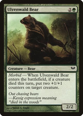 Ulvenwald Bear [Dark Ascension] | Exor Games Bridgewater