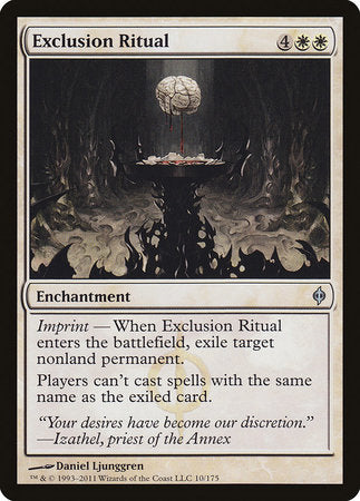 Exclusion Ritual [New Phyrexia] | Exor Games Bridgewater