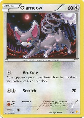 Glameow (1/30) [XY: Trainer Kit 3 - Pikachu Libre] | Exor Games Bridgewater