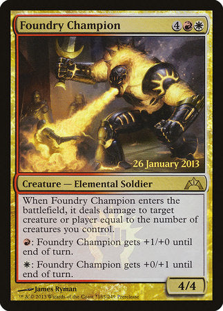 Foundry Champion [Gatecrash Promos] | Exor Games Bridgewater