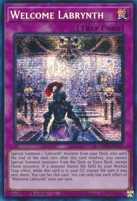 Welcome Labrynth [MP23-EN235] Prismatic Secret Rare | Exor Games Bridgewater