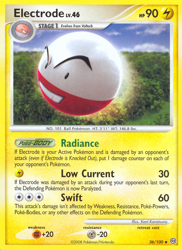 Electrode (36/100) [Diamond & Pearl: Stormfront] | Exor Games Bridgewater