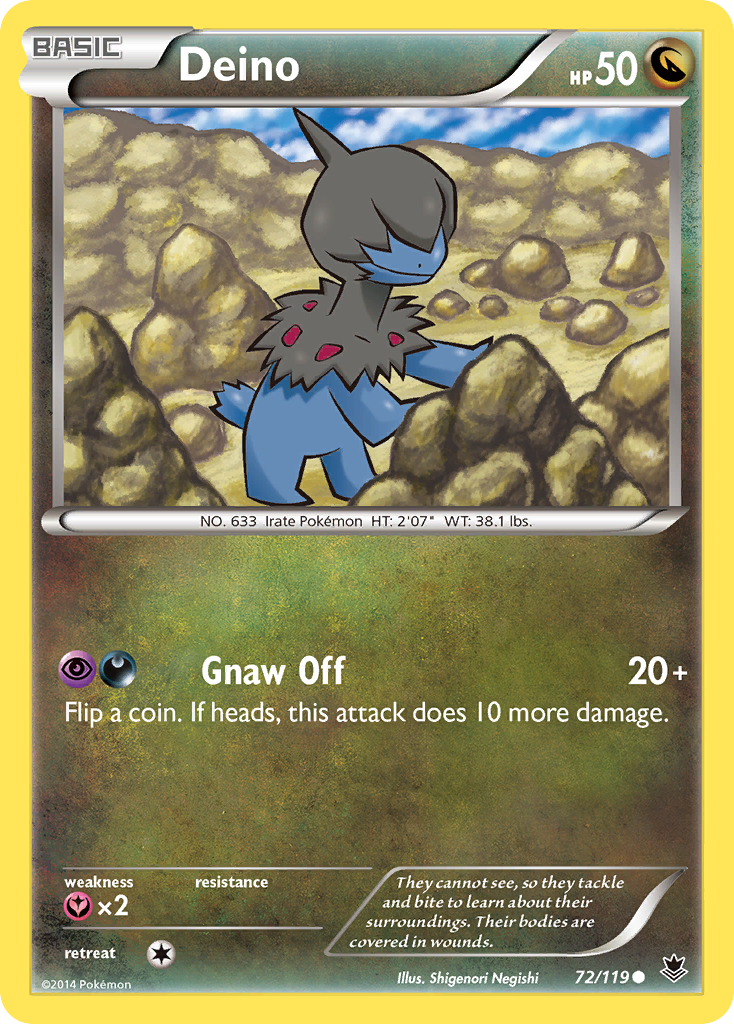 Deino (72/119) [XY: Phantom Forces] | Exor Games Bridgewater