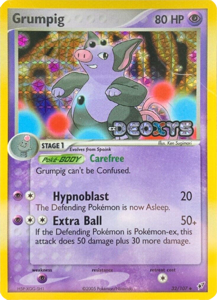 Grumpig (32/107) (Stamped) [EX: Deoxys] | Exor Games Bridgewater