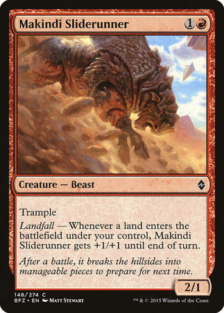 Makindi Sliderunner [Battle for Zendikar] | Exor Games Bridgewater