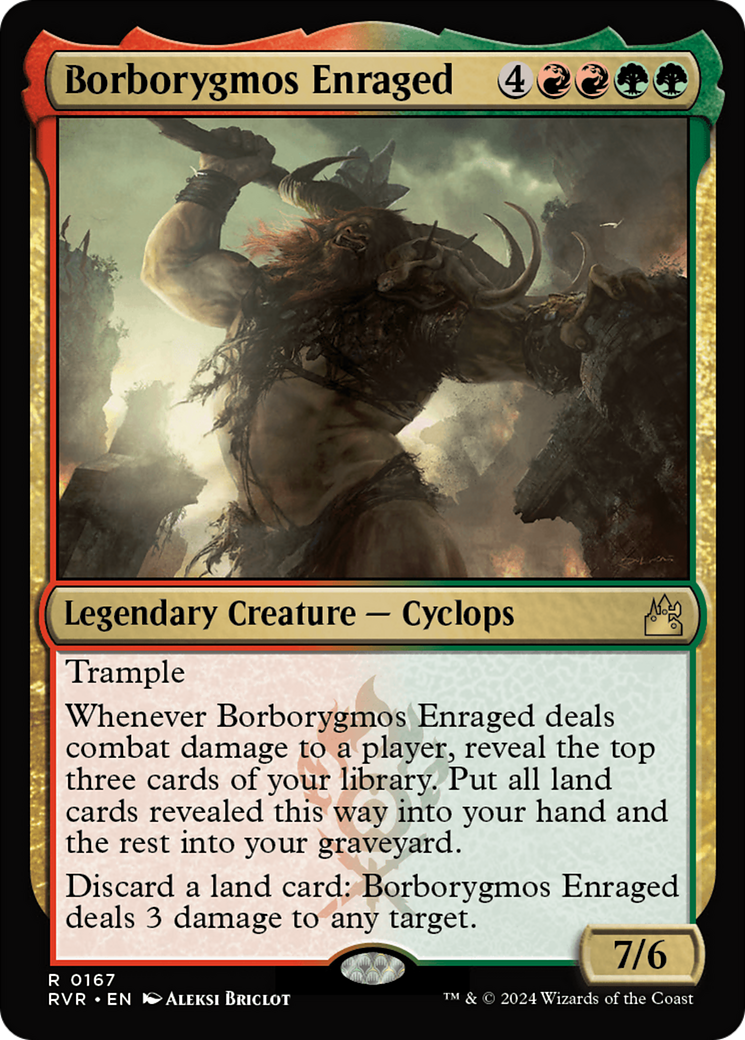 Borborygmos Enraged [Ravnica Remastered] | Exor Games Bridgewater