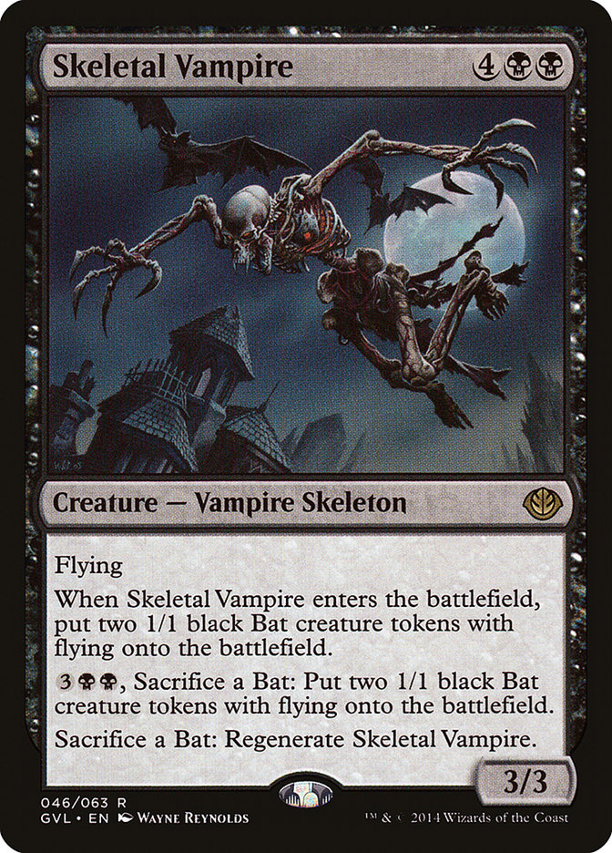 Skeletal Vampire (Garruk vs. Liliana) [Duel Decks Anthology] | Exor Games Bridgewater