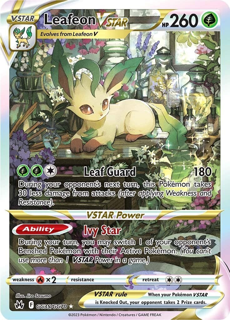 Leafeon VSTAR (GG35/GG70) [Sword & Shield: Crown Zenith] | Exor Games Bridgewater