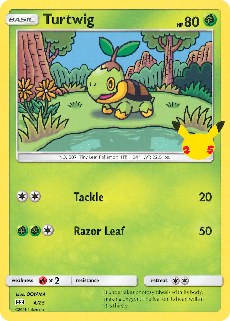 Turtwig (4/25) [McDonald's 25th Anniversary] | Exor Games Bridgewater