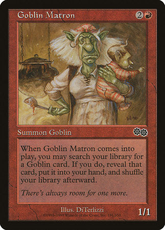Goblin Matron [Urza's Saga] | Exor Games Bridgewater