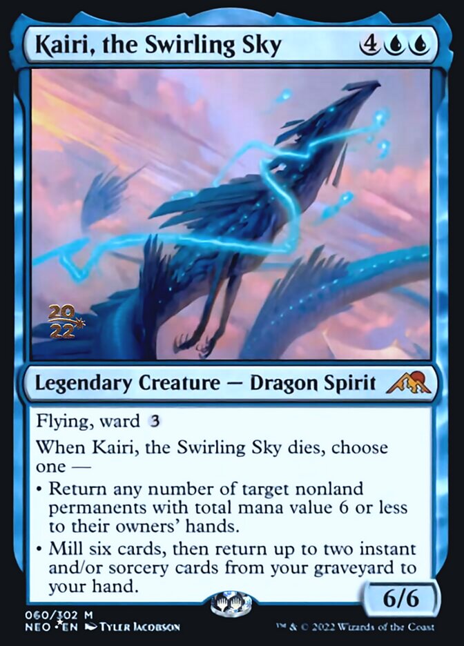 Kairi, the Swirling Sky [Kamigawa: Neon Dynasty Prerelease Promos] | Exor Games Bridgewater