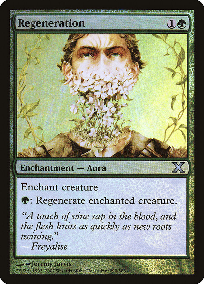 Regeneration (Premium Foil) [Tenth Edition] | Exor Games Bridgewater