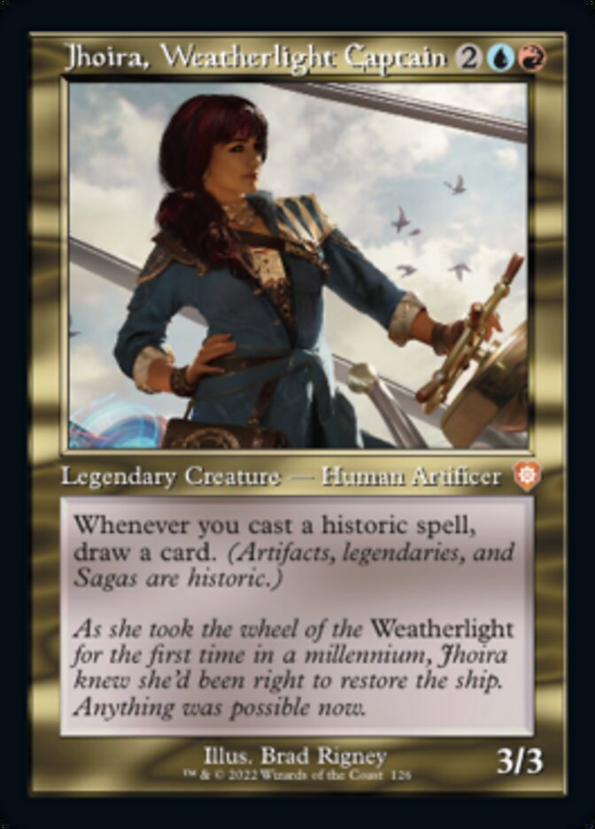 Jhoira, Weatherlight Captain (Retro) [The Brothers' War Commander] | Exor Games Bridgewater