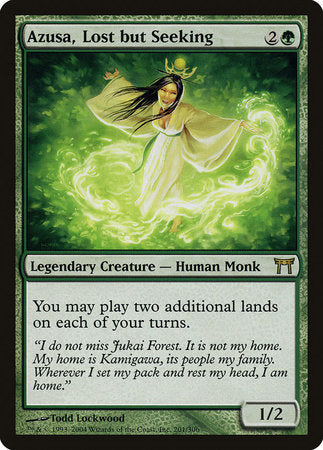 Azusa, Lost but Seeking [Champions of Kamigawa] | Exor Games Bridgewater