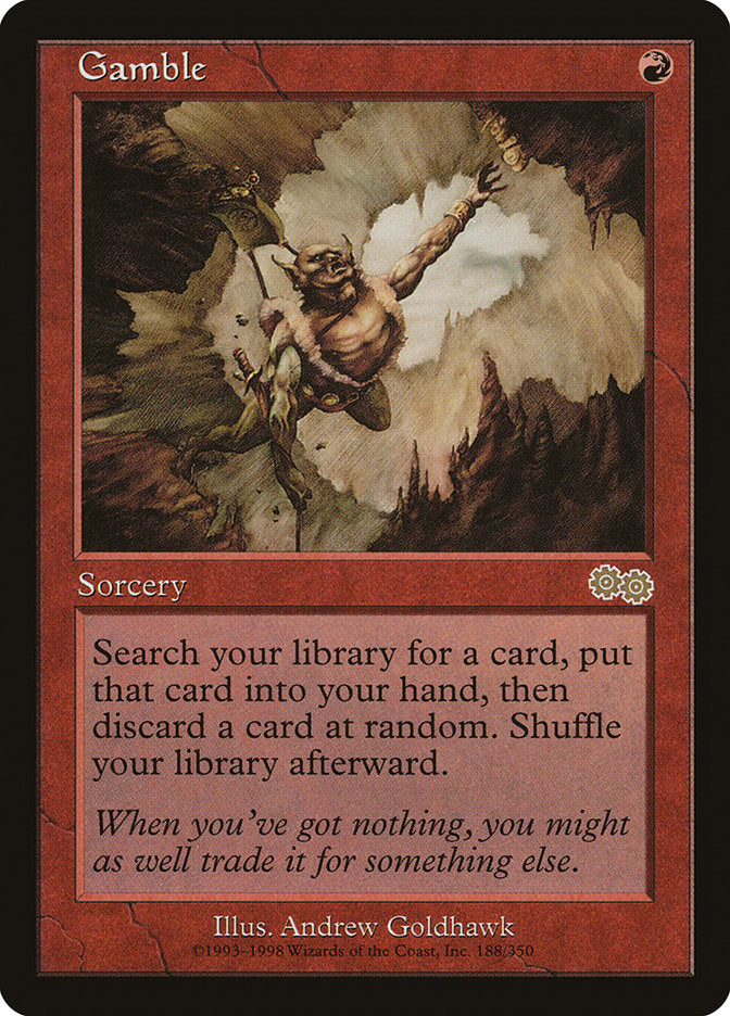 Gamble [Urza's Saga] | Exor Games Bridgewater