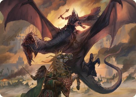 Witch-king, Bringer of Ruin Art Card [The Lord of the Rings: Tales of Middle-earth Art Series] | Exor Games Bridgewater