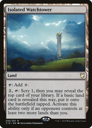 Isolated Watchtower [Commander 2018] | Exor Games Bridgewater