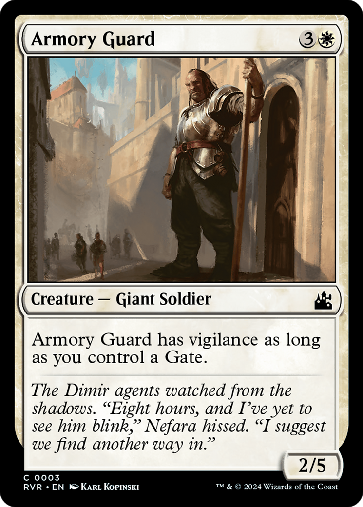 Armory Guard [Ravnica Remastered] | Exor Games Bridgewater