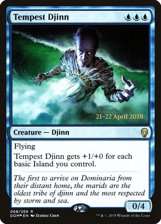 Tempest Djinn [Dominaria Promos] | Exor Games Bridgewater