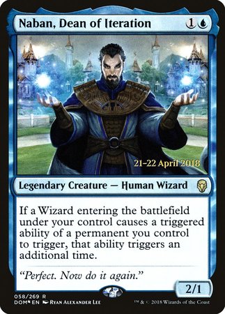 Naban, Dean of Iteration [Dominaria Promos] | Exor Games Bridgewater