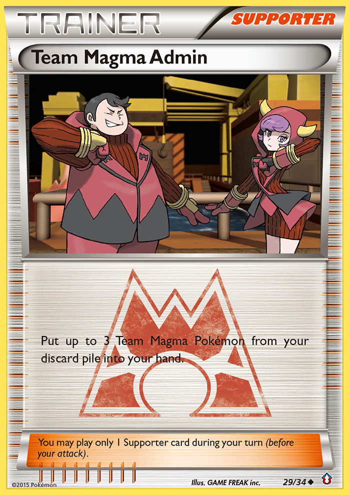 Team Magma Admin (29/34) [XY: Double Crisis] | Exor Games Bridgewater