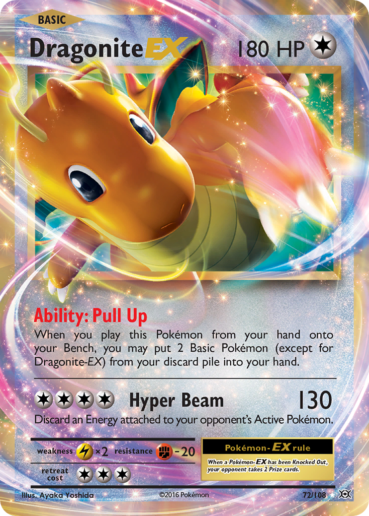 Dragonite EX (72/108) [XY: Evolutions] | Exor Games Bridgewater