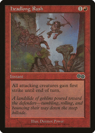 Headlong Rush [Urza's Saga] | Exor Games Bridgewater