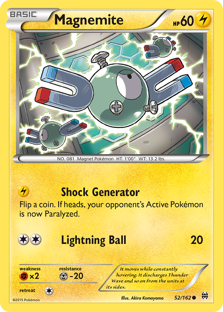 Magnemite (52/162) [XY: BREAKthrough] | Exor Games Bridgewater