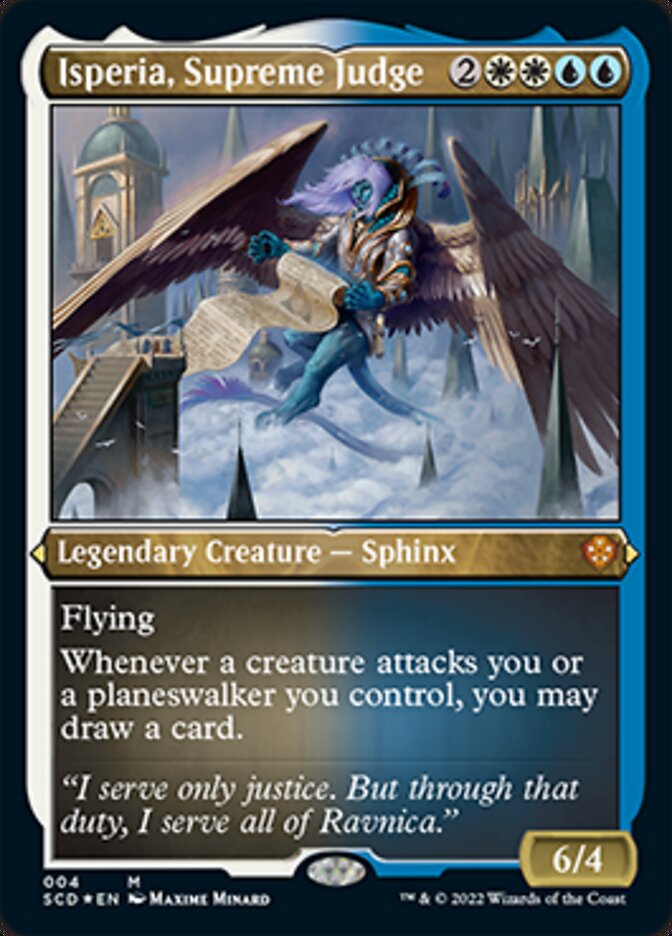 Isperia, Supreme Judge (Foil Etched) [Starter Commander Decks] | Exor Games Bridgewater