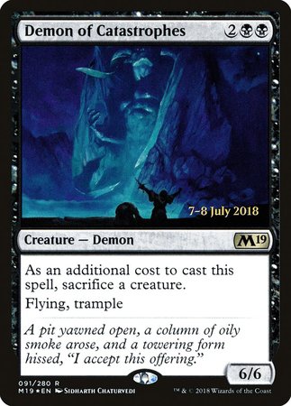 Demon of Catastrophes [Core Set 2019 Promos] | Exor Games Bridgewater