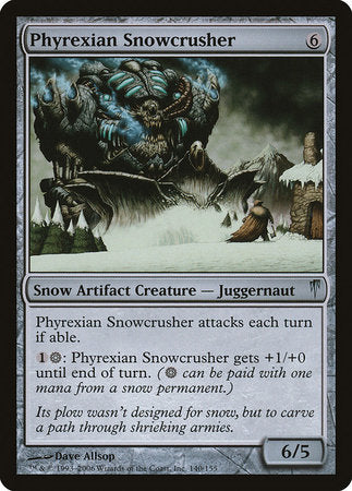 Phyrexian Snowcrusher [Coldsnap] | Exor Games Bridgewater