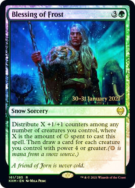 Blessing of Frost  [Kaldheim Prerelease Promos] | Exor Games Bridgewater