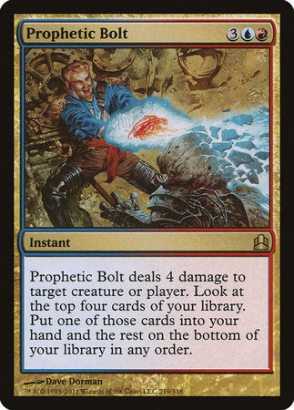 Prophetic Bolt [Commander 2011] | Exor Games Bridgewater