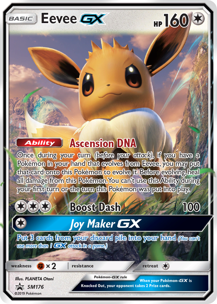 Eevee GX (SM176) [Sun & Moon: Black Star Promos] | Exor Games Bridgewater