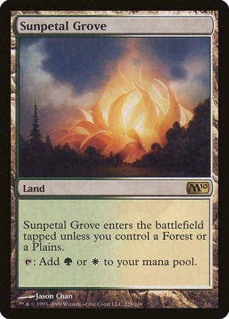 Sunpetal Grove [Magic 2010] | Exor Games Bridgewater