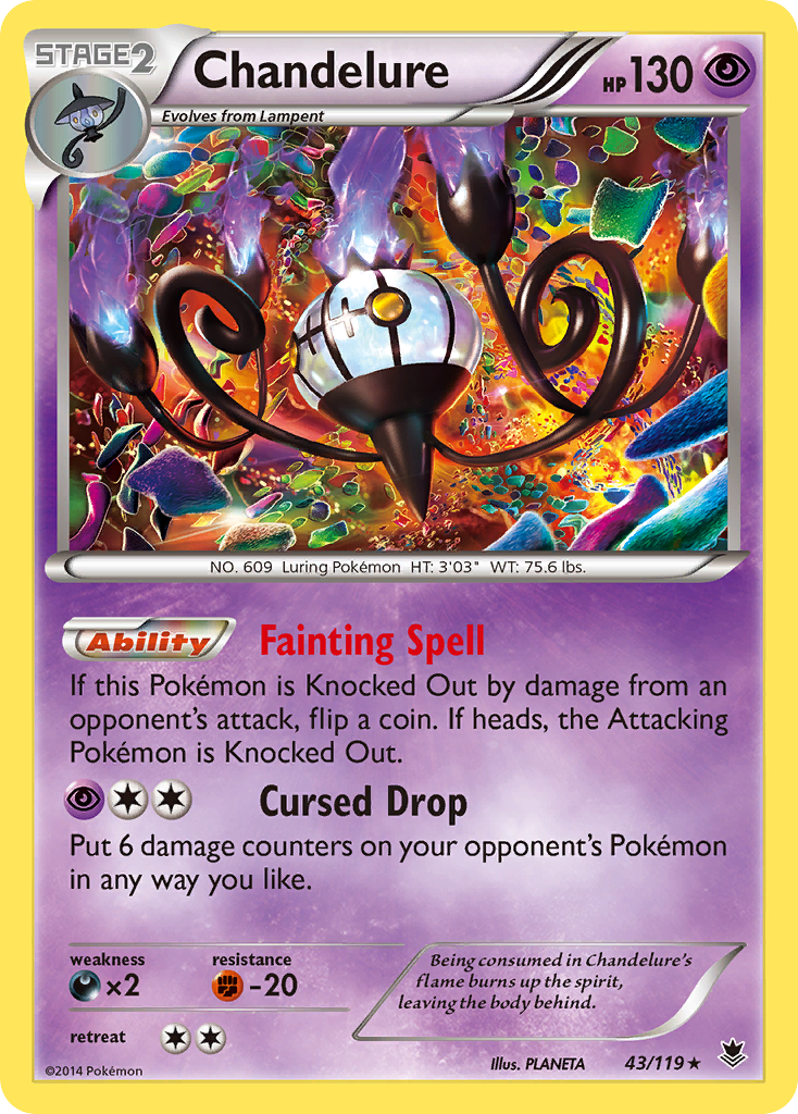 Chandelure (43/119) [XY: Phantom Forces] | Exor Games Bridgewater