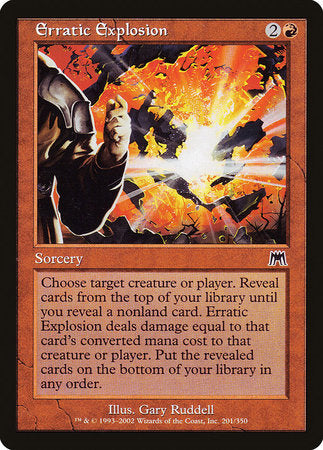 Erratic Explosion [Onslaught] | Exor Games Bridgewater