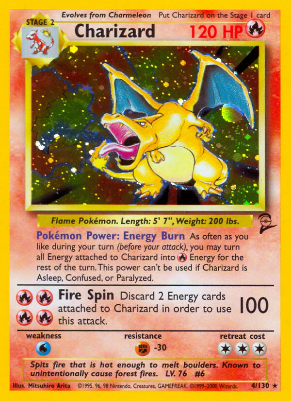 Charizard (4/130) [Base Set 2] | Exor Games Bridgewater