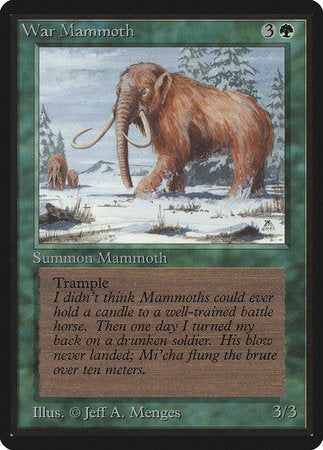 War Mammoth [Limited Edition Beta] | Exor Games Bridgewater