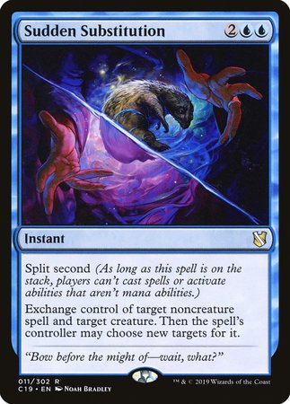 Sudden Substitution [Commander 2019] | Exor Games Bridgewater