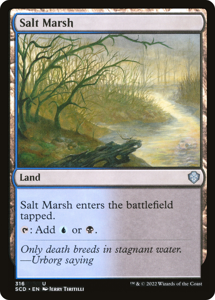 Salt Marsh [Starter Commander Decks] | Exor Games Bridgewater