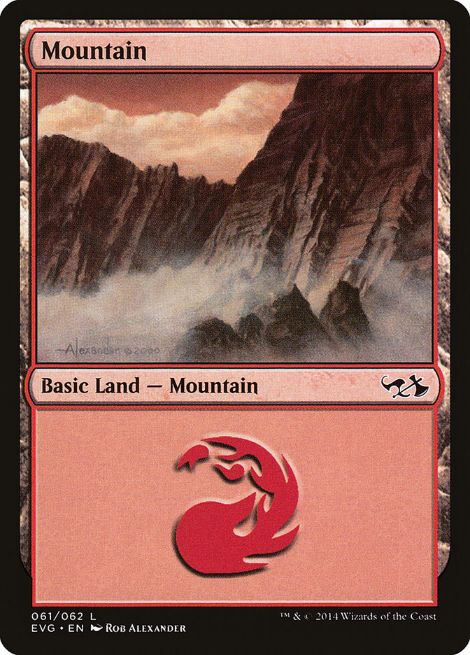 Mountain (61) (Elves vs. Goblins) [Duel Decks Anthology] | Exor Games Bridgewater