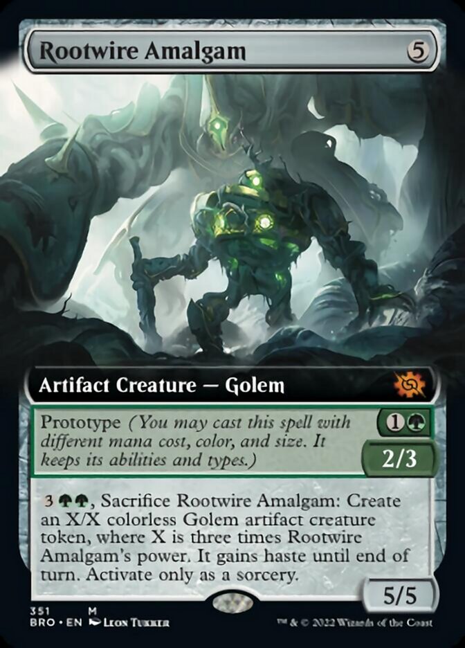 Rootwire Amalgam (Extended Art) [The Brothers' War] | Exor Games Bridgewater