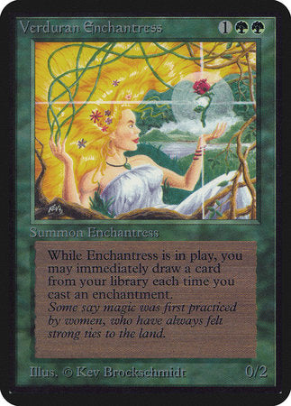Verduran Enchantress [Limited Edition Alpha] | Exor Games Bridgewater
