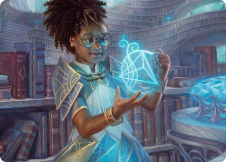 Zimone, Quandrix Prodigy Art Card [Strixhaven: School of Mages Art Series] | Exor Games Bridgewater